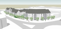 Indicative image of the proposed McCarthy & Stone retirement housing development at Savages Wood Road, Bradley Stoke, Bristol.
